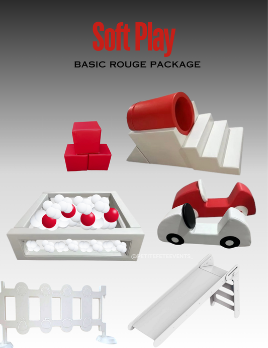 Basic Rouge Soft Play Package Rental