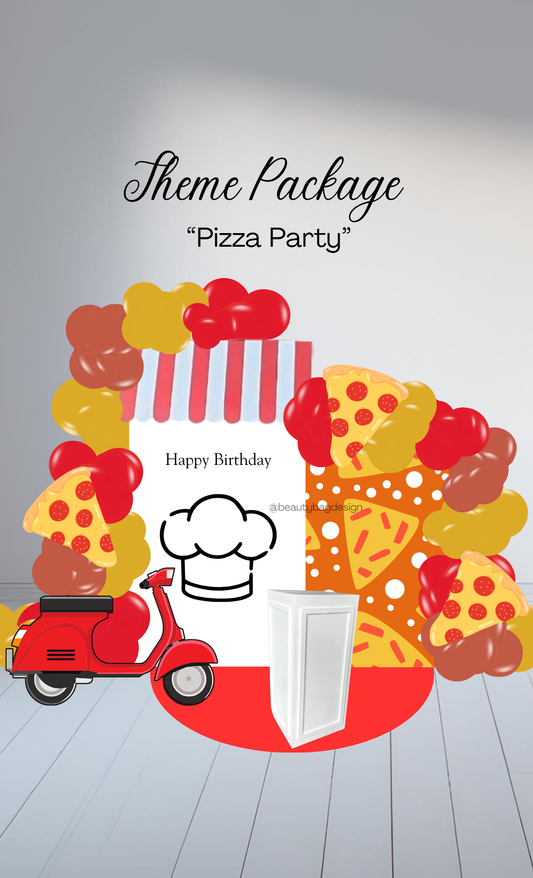 "Pizza Party" Theme RENTAL Package