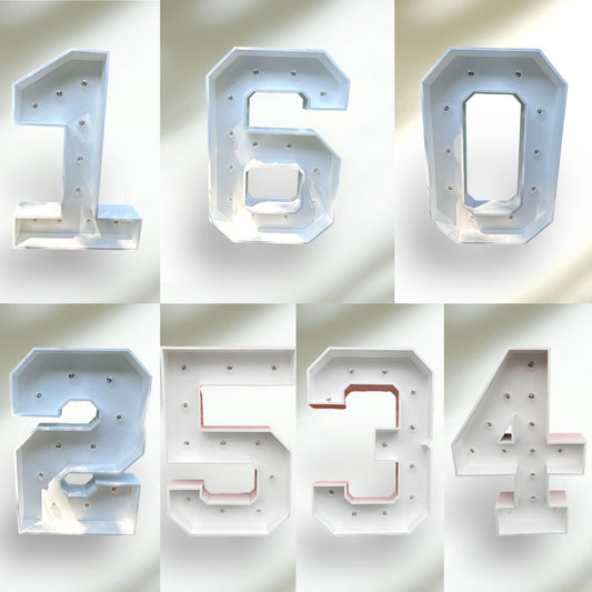 3ft. Marquee Numbers - RENTAL