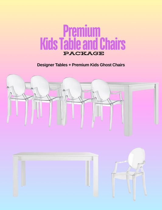 Premium Kids Table and Chairs RENTAL