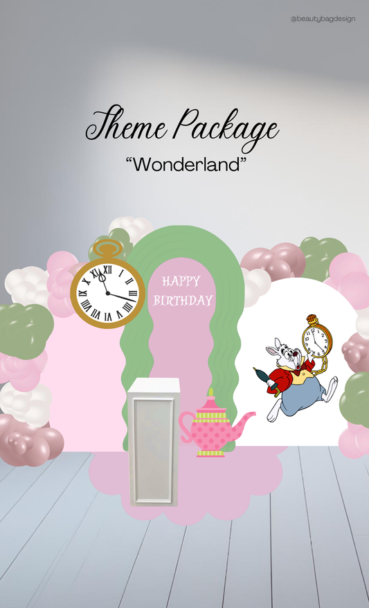 "Wonderland" Theme RENTAL Package